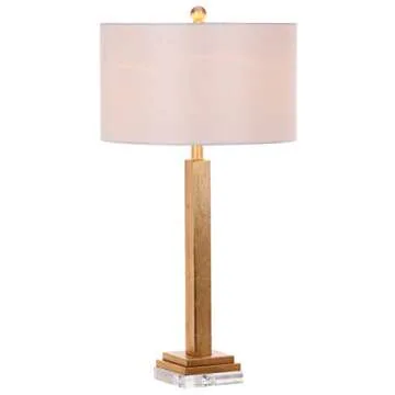 Stylish Safavieh Gold Table Lamp Set - LED Bulbs Included