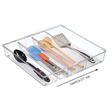 Adjustable Drawer Organizer for Kitchen Storage Solutions