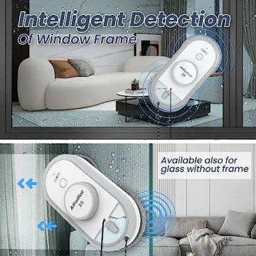 AlfaBot Window Cleaning Robot with Dual Spray and Vacuum