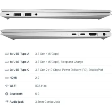 HP EliteBook 845 G8 14" Laptop with Ryzen 5 and 32GB RAM