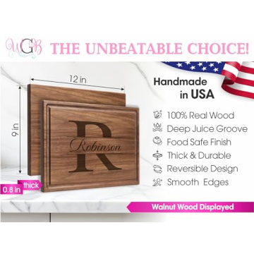 Personalized Cutting Board Custom Wedding or Housewarming Gift Idea