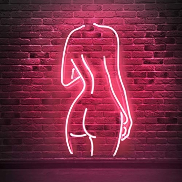 Naked Lady Neon Sign for Home and Special Events