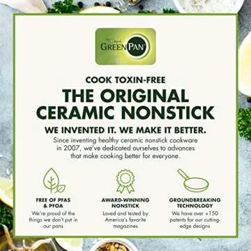 GreenPan Paris Pro 12" Healthy Nonstick Frying Pan