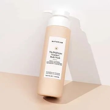Naturium The Brightener Vitamin C Body Wash, Gentle Cleanser for Smoother-Looking Skin, Removes Dirt, Oil & Other Impurities, 16.9 oz