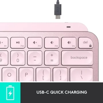 Logitech MX Keys Mini Stylish Wireless Keypad for Multitasking