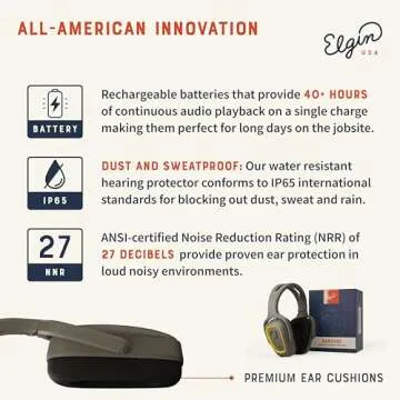 Elgin Rampage Bluetooth Hearing Protection Headphones
