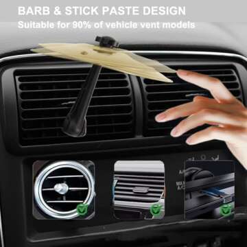 Gold Car Cymbal Air Vent - Fun Clip-On Mini Cymbal