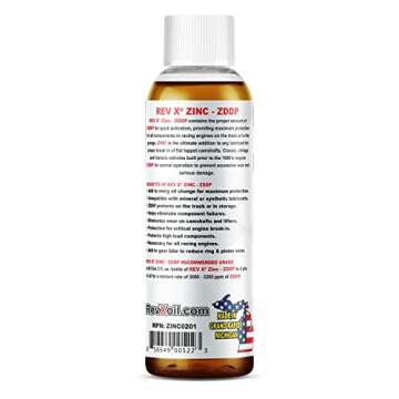 REV X ZDDP Oil Additive - Zinc & Phosphorus