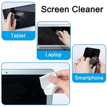 Walrfid 2-in-1 Screen Cleaner Kit Streak-Free Touchscreen Spray