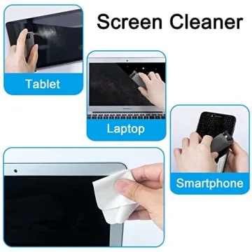 Walrfid 2-in-1 Screen Cleaner Kit Streak-Free Touchscreen Spray