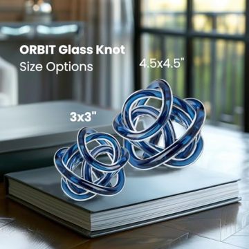 Stylish Torre & Tagus Glass Knot Decor Ball | Perfect Gift