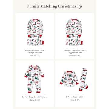 PATPAT Family Matching Christmas Pajamas for Family Tree Car Print Xmas Top Tee and Bottom Sets for Women XXL Turquoise