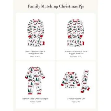 PATPAT Family Matching Christmas Pajamas for Family Tree Car Print Xmas Top Tee and Bottom Sets for Women XXL Turquoise