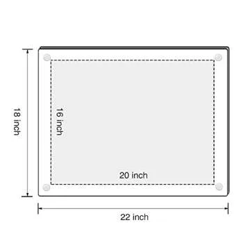 NIUBEE Modern Acrylic Picture Frames 16x20 Pack