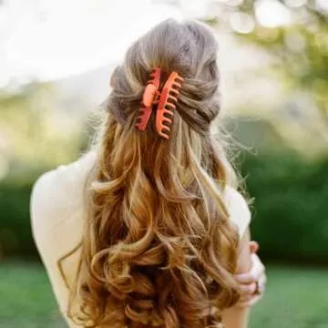 12 Pack Hair Clips for Woman Thick Hair 4in,Non-slip Matte Big Claw Clips For Thick and Thin Hair ,Large Strong Hold Hair Claw Clips For Women Hair Accessories for Women Banana Jaw Clips for Hair