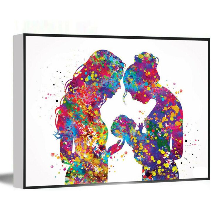 LGBT Family Love Wins Print - Wall Art for Home