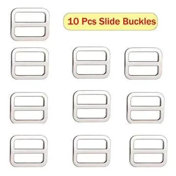 JAKAGO Swivel Lobster Clasps Clips Lanyard Snap Hook and Slide Buckles and Metal D Ring Semi-Circular D Ring for Handbag Bags Cat Dog Collar Buckles Ring Hand DIY Accessories Dog Leash Hardware Craft