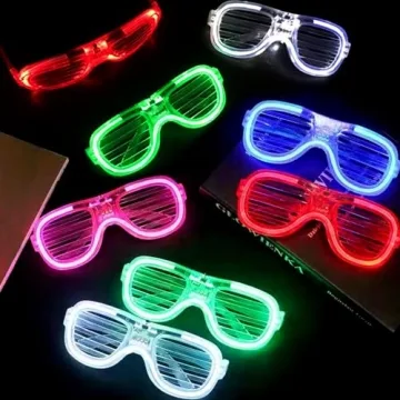 25 Packs LED Glasses in 5 Colors for Parties