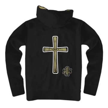 2Bhip Ozzy Osbourne No More Tours Front & Back Print Adult Zip Up Long Sleeve Hoodie Sweatshirt - Black - Medium