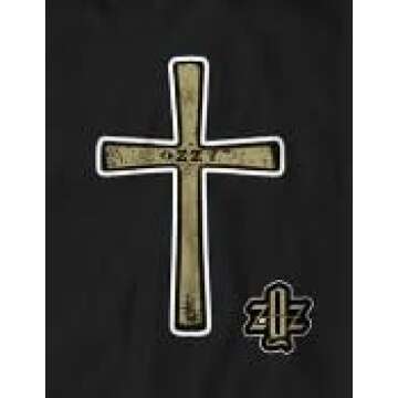 2Bhip Ozzy Osbourne No More Tours Front & Back Print Adult Zip Up Long Sleeve Hoodie Sweatshirt - Black - Medium