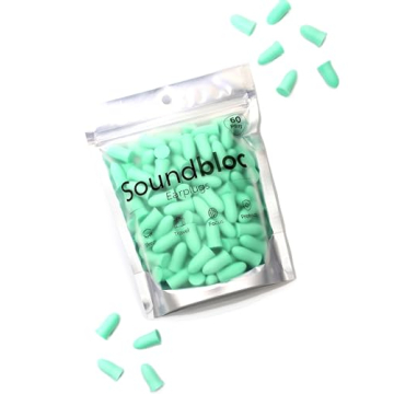 Aurora Soundbloc™ Thermo Foam Earplugs 60 Pairs Noise Reduction Comfort