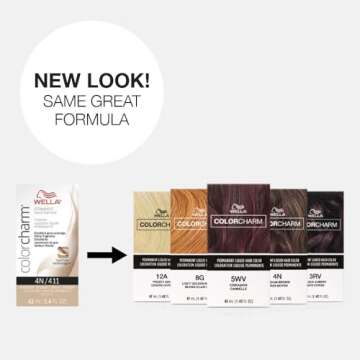 COLORCHARM Liquid Hair Color - Cooling Violet for Gray Coverage