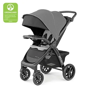 Chicco Bravo LE ClearTex Quick-Fold Stroller Pewter Grey