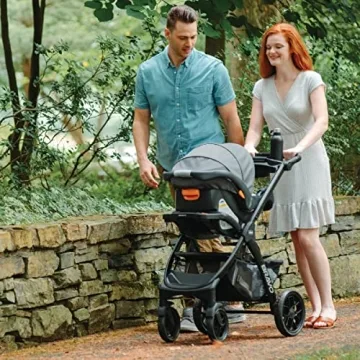 Chicco Bravo LE ClearTex Quick-Fold Stroller Pewter Grey