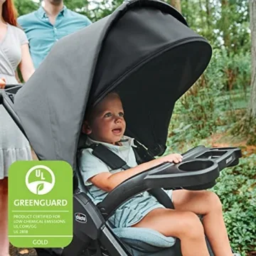 Chicco Bravo LE ClearTex Quick-Fold Stroller Pewter Grey
