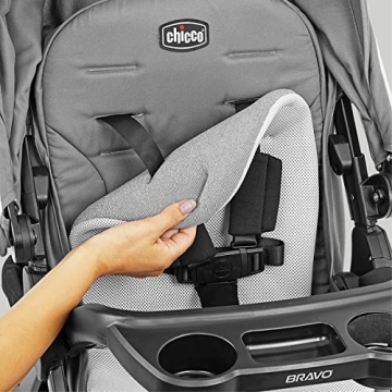 Chicco Bravo LE ClearTex Quick-Fold Stroller Pewter Grey
