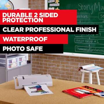 Scotch Thermal Laminating Pouches, Legal Size 11 x 17 Inches, 25 Pack Laminating Sheets, 3 Mil, Educ...