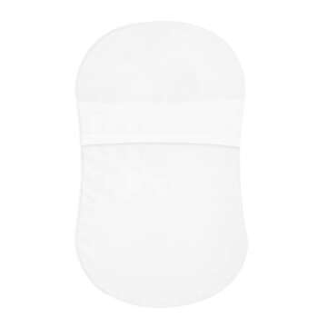 HALO BassiNest Fitted Sheet – 100% Cotton, Soft and Breathable Bassinet Sheet for Babies, 30” x ...