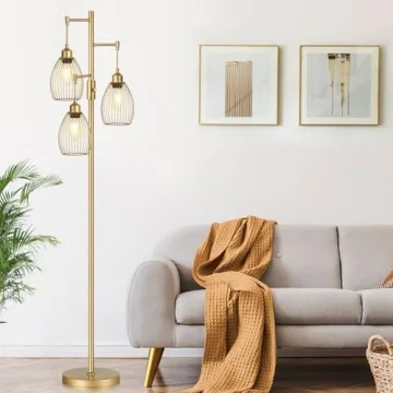 Elegant Dimmable Industrial Floor Lamps for Home