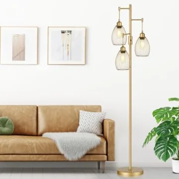 Elegant Dimmable Industrial Floor Lamps for Home