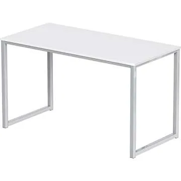 SHW Home Office 40-Inch Computer Desk in White