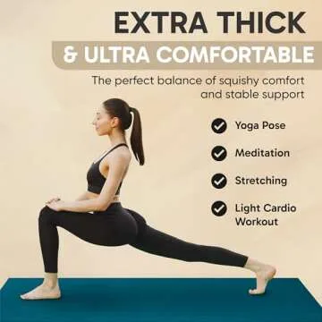 Gorilla Mats Premium Large Yoga Mat - Non-Slip & Comfortable