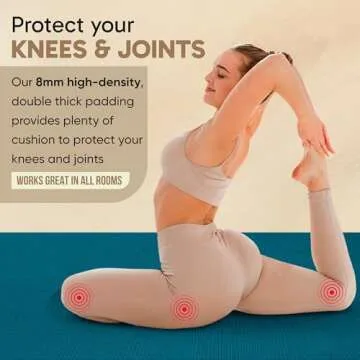 Gorilla Mats Premium Large Yoga Mat - Non-Slip & Comfortable