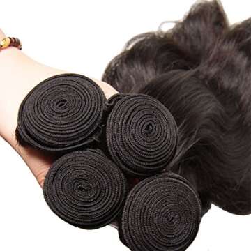 Unice Hair Brazilian Virgin Hair Weave Bundles 12-16 Inch