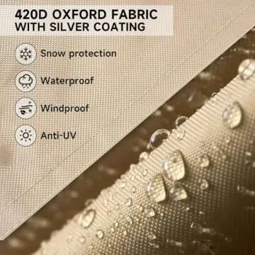 NEVERLAND Patio Lounge Chair Cover - Waterproof & Secure