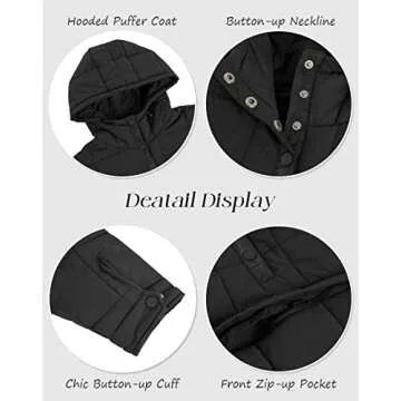 Comfortable Women’s Oversized Puffer Jacket for Winter