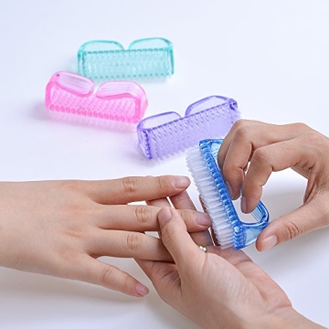 Hupos Handle Grip Nail Brush for Nail Care and Cleaning