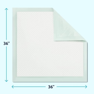 Medline Incontinence Bed Pads 36x36 Inches Extra Large