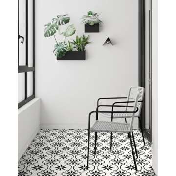 MORCART Peel and Stick Vinyl Floor Tiles - 20PCS