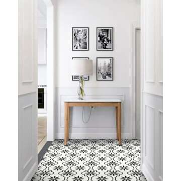 MORCART Peel and Stick Vinyl Floor Tiles - 20PCS