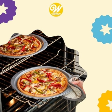 Wilton Non-Stick 12-Inch Pizza Pan Set for Home Cooks