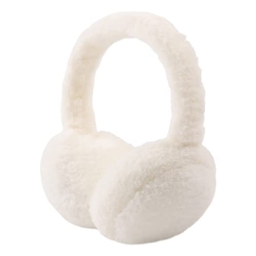 PESAAT Fluffy Ear Muff for Women Plush Foldable Earmuffs Kids Winter Earmuffs Girls Boys Cold Weathe...