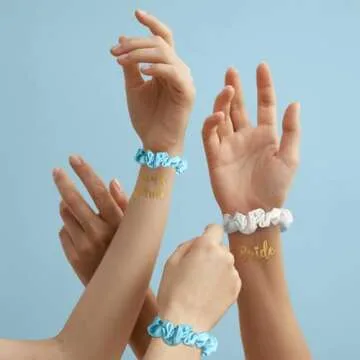 Chug Buddy Bachelorette Party Accessories & Supplies - 56 Piece Blue Bachelorette Party Decorations Pack with Bachelorette Sash, Sunglasses, Cups and More - Bride Accessories for Bachelorette Party