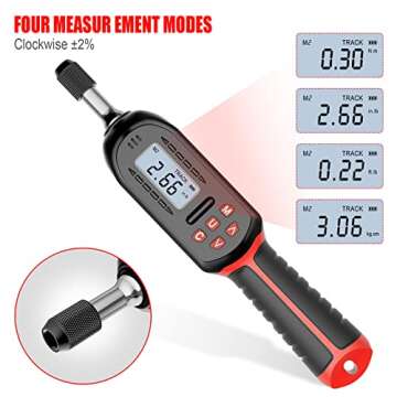 VANPO Digital Torque Screwdriver 2.66-53.1 in-lbs/0.3-6 Nm, Adjustable Screwdriver Torque Wrench Set...