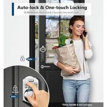 TEEHO TE002 Smart Fingerprint Door Lock with Keyless Entry