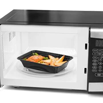 Ez Prepa [15 Pack 28oz Single Compartment Meal Prep Containers with Lids - Food Storage Containers Bento Box, Lunch Containers, Microwavable, Freezer, and Dishwasher Safe, Food Containers